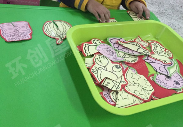 幼儿园科学区环创卡纸制作玩教具图片