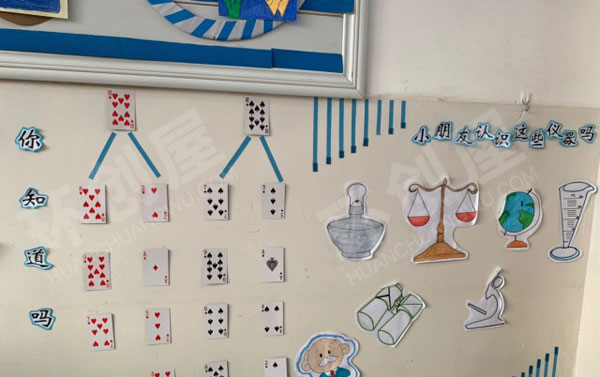 幼儿园科学区认识的仪器墙面图片