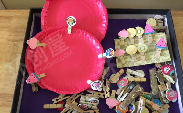 幼儿园科学区环创各种自制玩教具图片