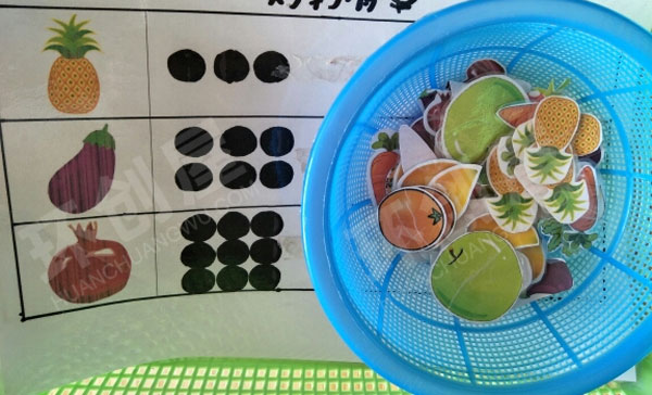 幼儿园益智区购物清单配对图片