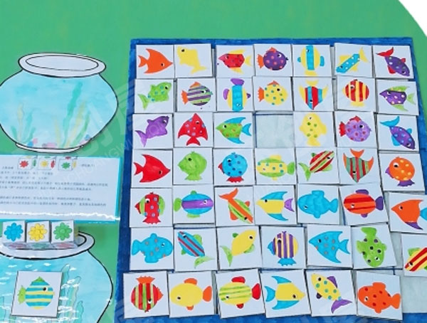 幼儿园益智区游戏火眼金睛图片