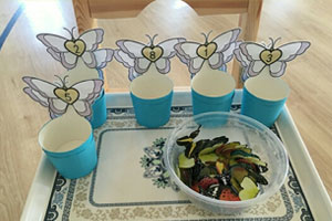 幼儿园益智区数字蝴蝶游戏图片