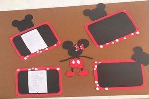 幼儿园米奇可爱风格主题墙图片3张