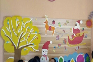 幼儿园漂亮的圣诞节主题墙图片3张