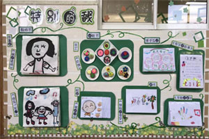 幼儿园绿色主题特别的我主题墙图片2张