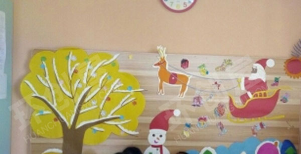 幼儿园漂亮的圣诞节主题墙图片