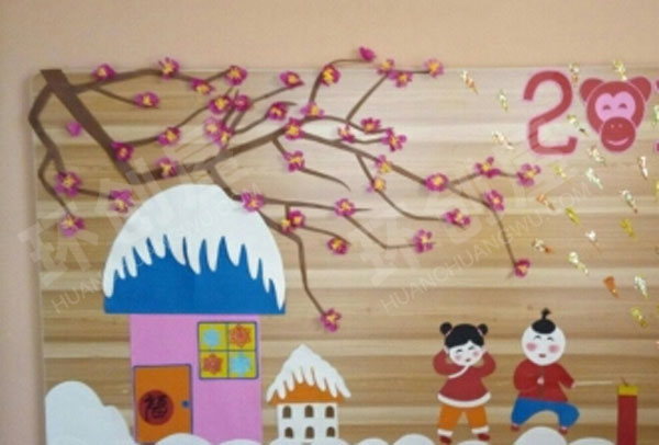 幼儿园漂亮的圣诞节主题墙图片