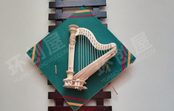 幼儿园精美的乐器环创墙面布置图片