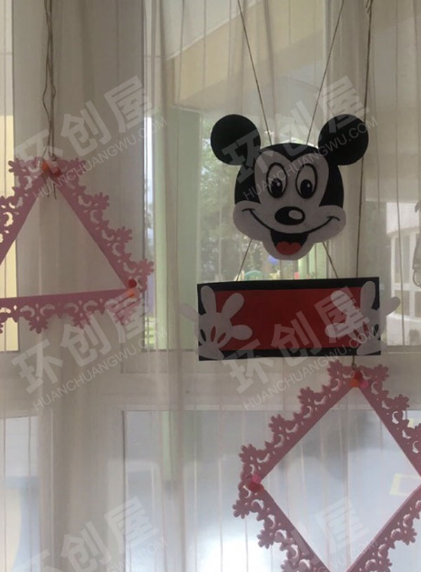 幼儿园迪士尼风卡通动物吊饰图片
