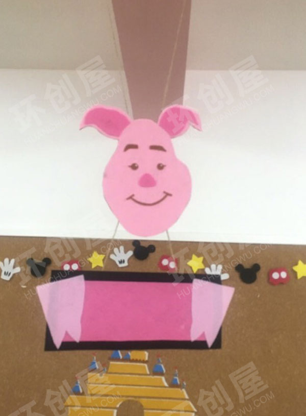 幼儿园迪士尼风卡通动物吊饰图片