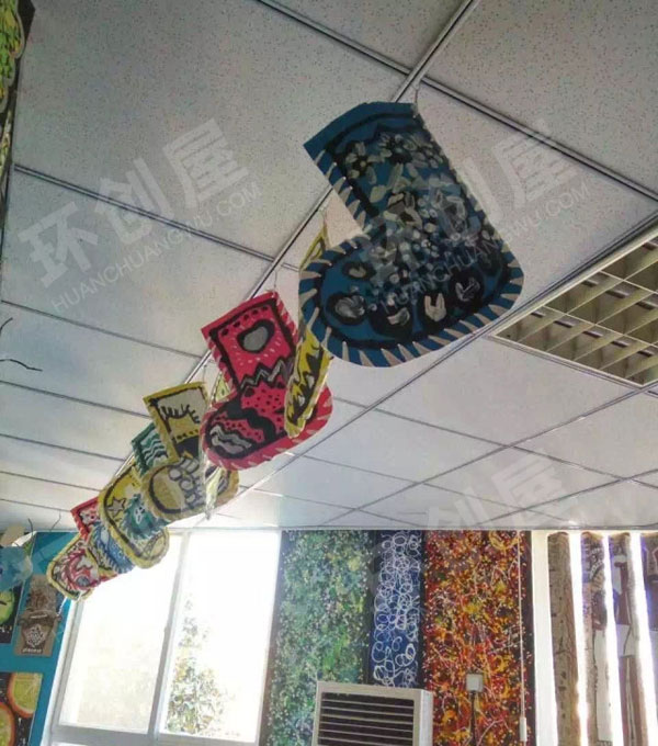 幼儿园美工作品吊饰图片