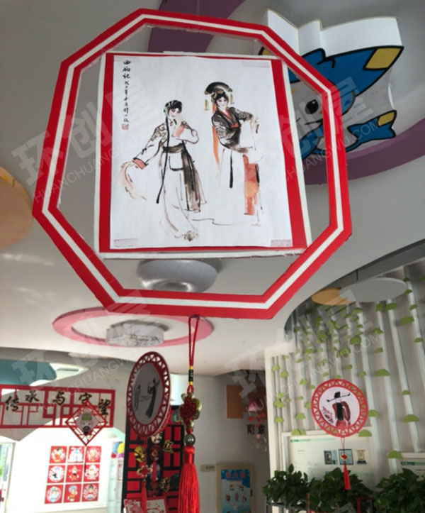 幼儿园中国风京剧系列吊饰图片