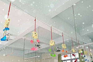 幼儿园自制麻将头可爱挂饰图片2张