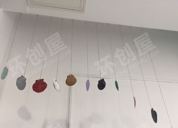 幼儿园自制贝壳精美挂件图片