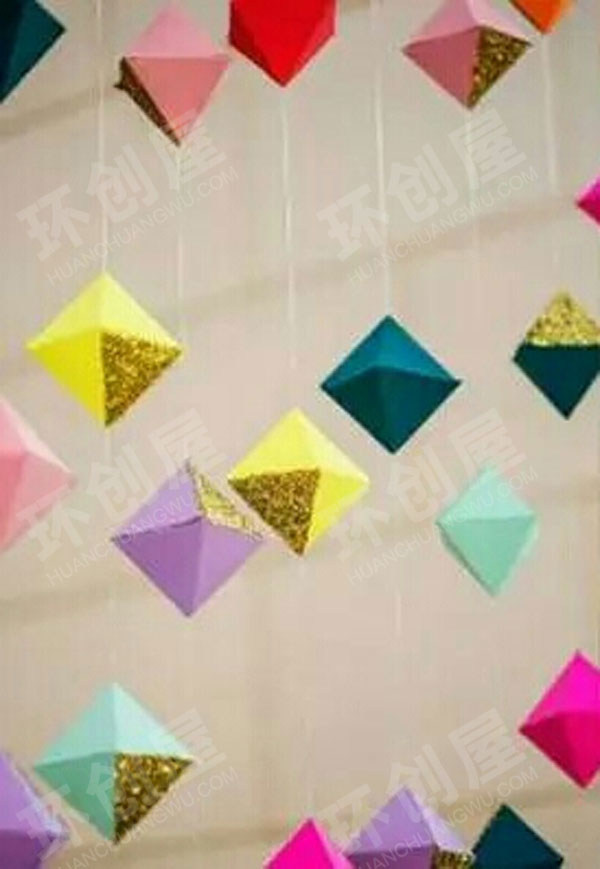 幼儿园自制卡纸简单又好看的挂件图片