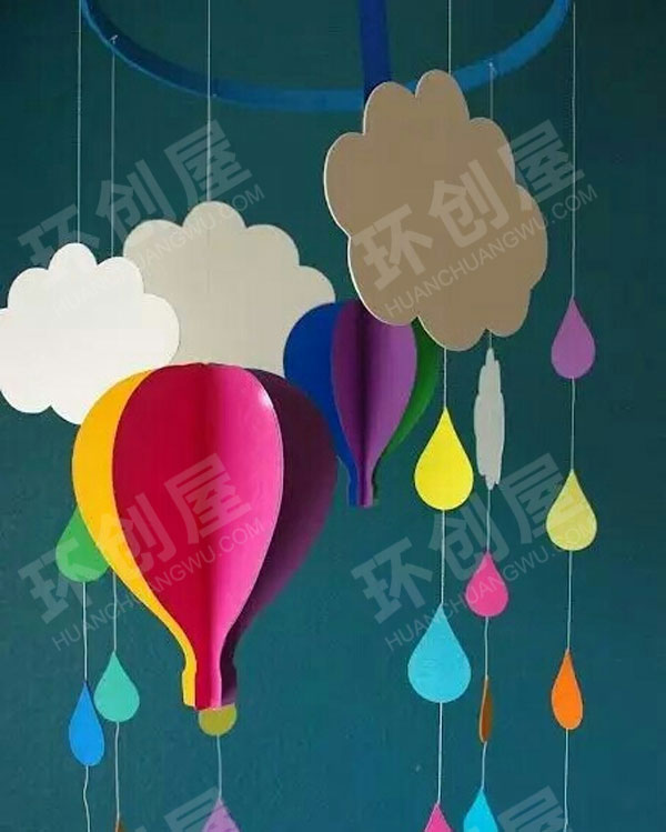 幼儿园自制卡纸简单又好看的挂件图片