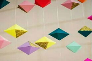 幼儿园自制卡纸简单又好看的挂件图片8张