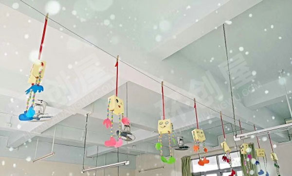 幼儿园自制麻将头可爱挂饰图片