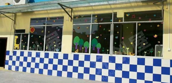 幼儿园窗户大自然风格装饰图片