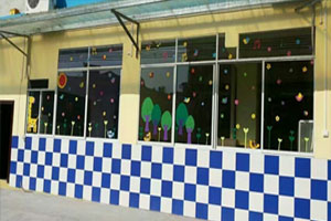 幼儿园窗户大自然风格装饰图片