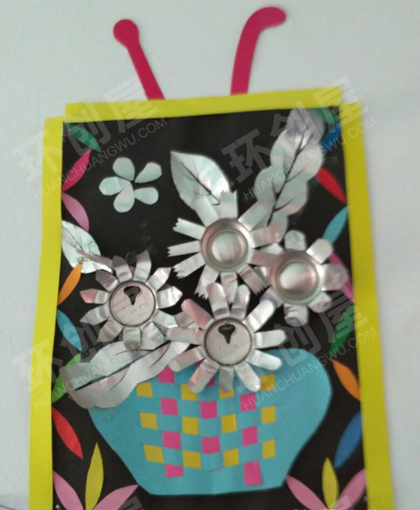 幼儿园走廊墙面卡纸手工卡通动物自然春天图片