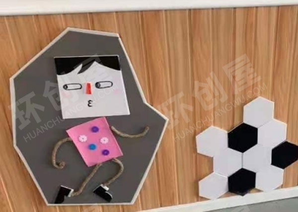 幼儿园走廊墙面足球主题环创图片