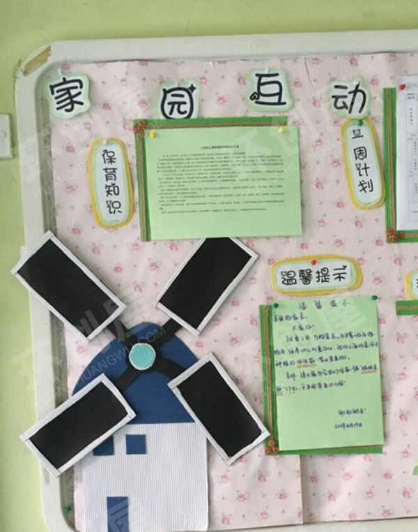 幼儿园各种家园联系栏图片
