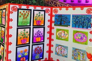 幼儿园美术绘画艺术作品展示图片8张