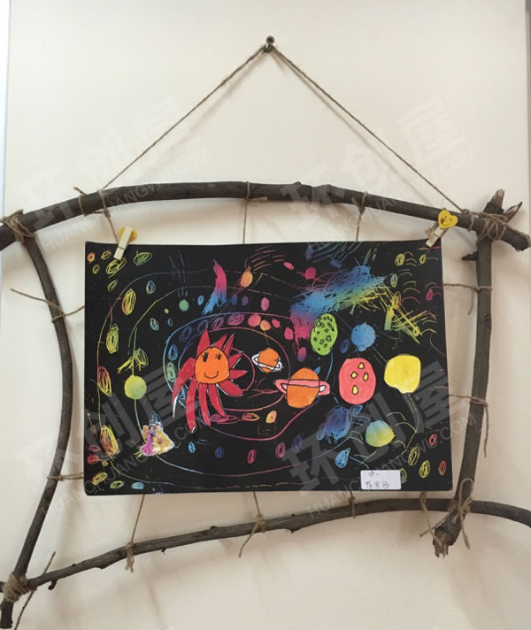 幼儿园美术专业室废物利用优秀作品展示图片