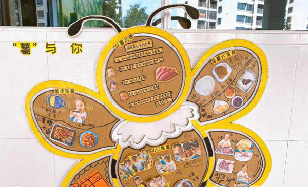 幼儿园水果真好吃墙面装饰作品展示图片