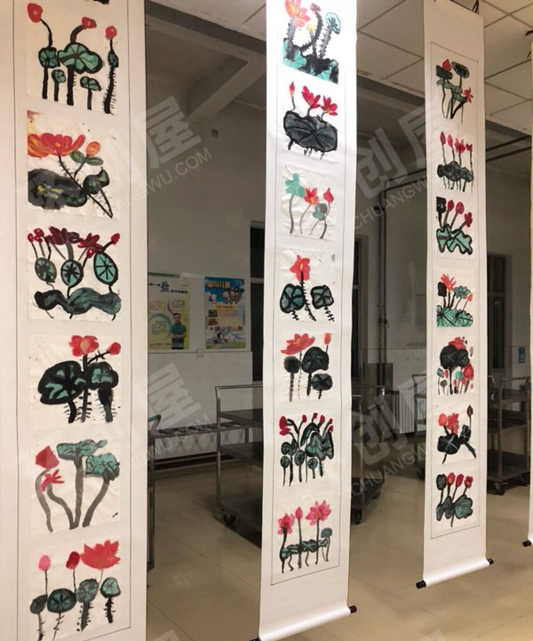 幼儿园中国文化我是中国人水墨画作品展示图片