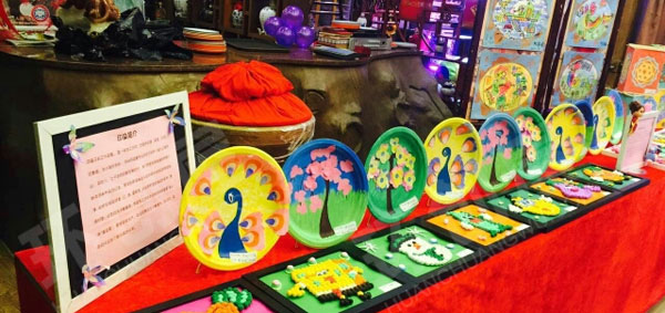 幼儿园美术绘画艺术作品展示图片