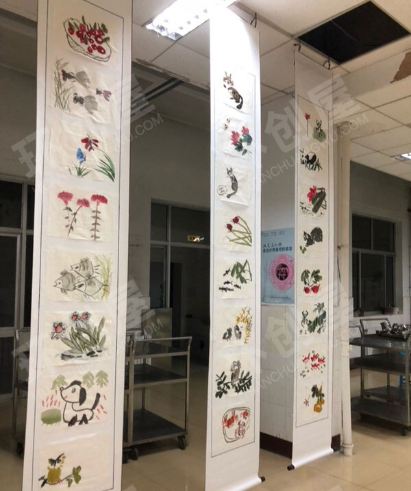 幼儿园中国文化我是中国人水墨画作品展示图片