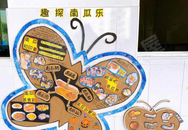 幼儿园水果真好吃墙面装饰作品展示图片