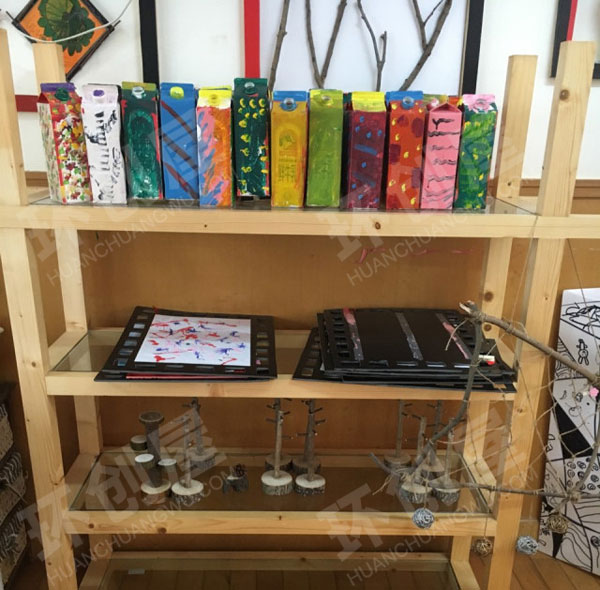 幼儿园美术专业室废物利用优秀作品展示图片