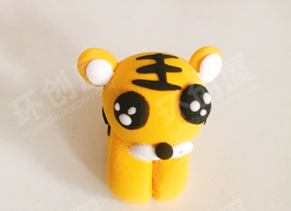 幼儿园超级小粘土卡通动物作品展示图片