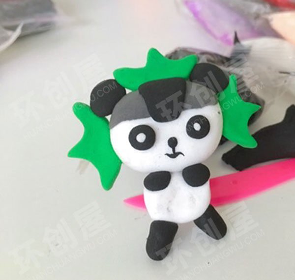 幼儿园超级小粘土卡通动物作品展示图片