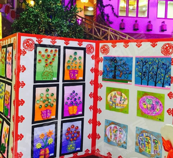 幼儿园美术绘画艺术作品展示图片