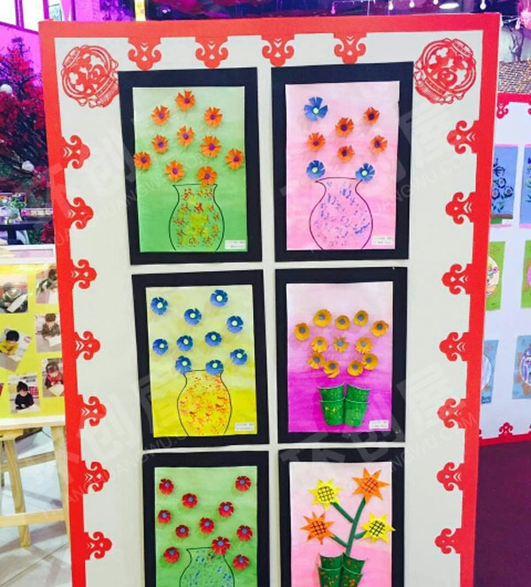 幼儿园美术绘画艺术作品展示图片