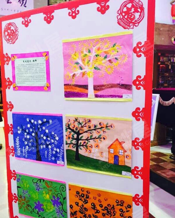 幼儿园美术绘画艺术作品展示图片