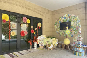 幼儿园户外环创卡通装饰图片