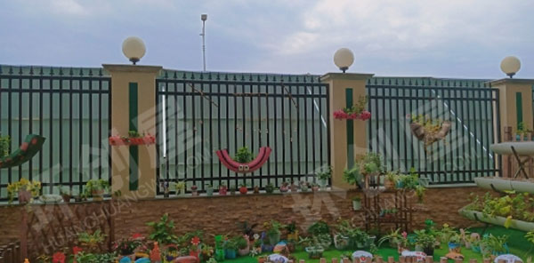 幼儿园户外环创植物角小盆栽图片