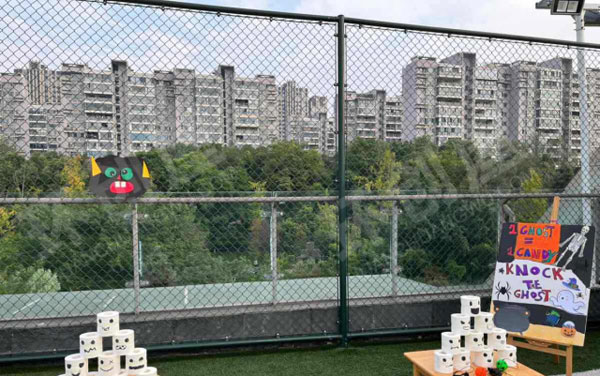 幼儿园户外环创万圣节小游戏图片