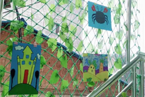 幼儿园户外环创手工绘画装饰图片