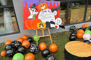 幼儿园户外环创万圣节小游戏图片15张