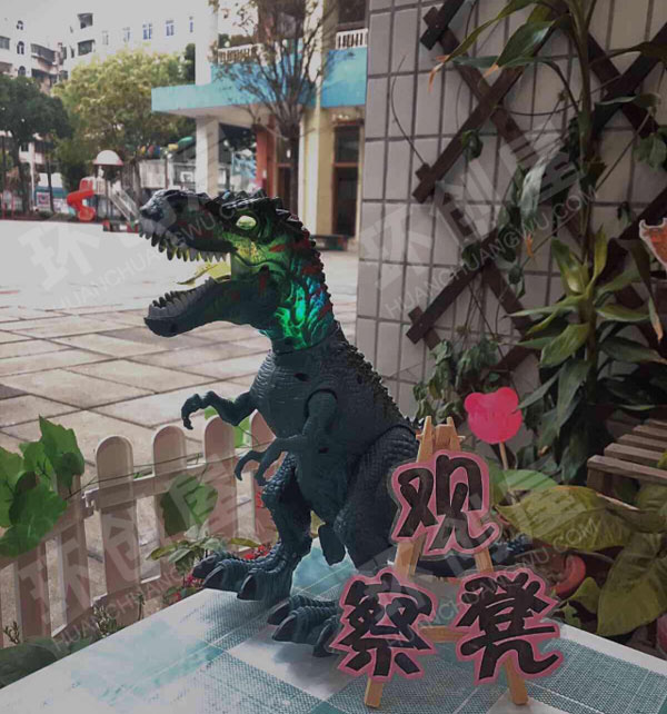 幼儿园植物角恐龙花园户外环创图片