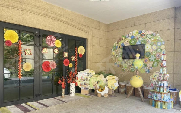 幼儿园户外环创卡通装饰图片