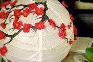 幼儿园美工区春节手工绘画灯笼图片2张