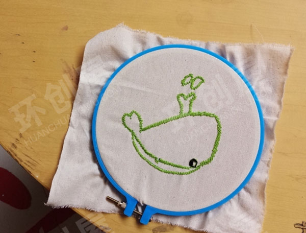 幼儿园美工区刺绣坊图片