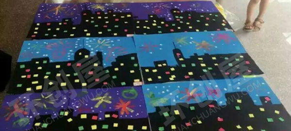 幼儿园美工区各种绘画创意图片